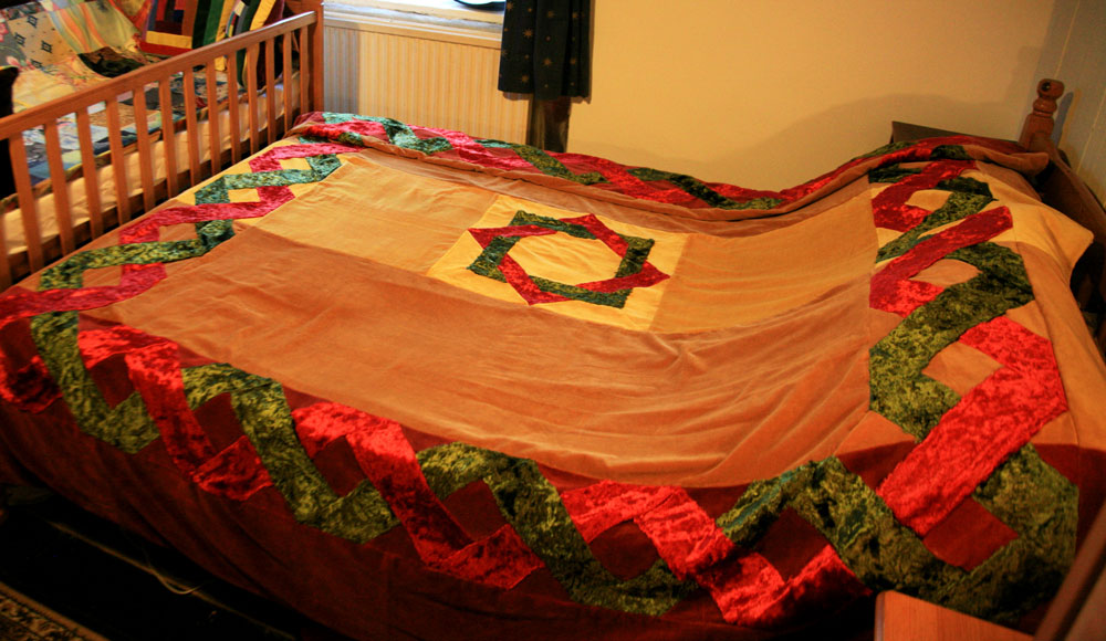 Velvet quilt