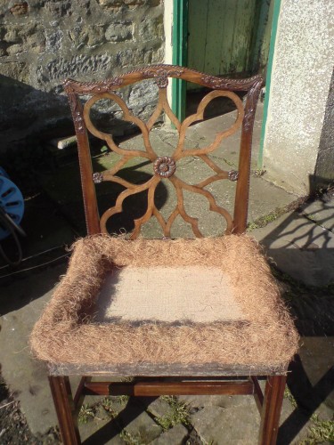 full chair hessian & webbing