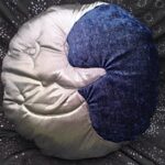 Silver moon cushion